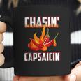 Chasin Capsaicin Funny Spicy Food Pepper Hot Sauce Coffee Mug