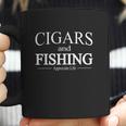 Cigars And Fishing Coffee Mug