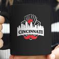 Cincinnati Red Mustache Coffee Mug