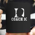 Coach K Face 1000 Wins 1K Coffee Mug