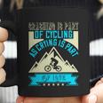 Crashing Is Part Of Cycling As Crying Is Part Of Love Coffee Mug