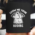 Cute Halloween Funny Halloween Day Show Me Your Booobs Funny Dumb Ghost Coffee Mug