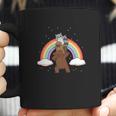 Dabbing Grizzly Bear Platypus Raccoon Rainbow Funny Coffee Mug