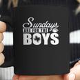 Dallas Football Fans Sundays Are For The Boys Football Gifts Coffee Mug