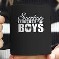 Dallas Football Fans Sundays Are For The Boys Coffee Mug