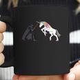 Darth Vader Vs Unicorn Coffee Mug