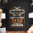 Das Leben Beginnt Mit 61 Jahrgang 1958 Die Geburt Von Legenden Coffee Mug