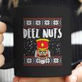 Deez Nuts Nutcracker Funny Ugly Christmas Sweater Meme Gift Coffee Mug