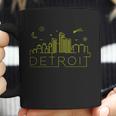 Detroit City Silhouette Coffee Mug