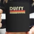 Duffy Surname Funny Retro Vintage 80S 90S Family Reunion Coffee Mug