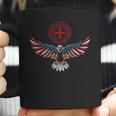 Eagle And Symbol Of Knights Templar Coffee Mug