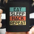 Eat Sleep Hack Repeat Coffee Mug