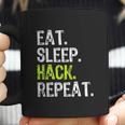 Eat Sleep Hack Security Funny Gift Coffee Mug