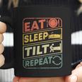 Eat Sleep Tilt Repeat Retro Game Lover Design Arcade Pinball Gift Coffee Mug