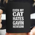 Even My Cat Hates Gavin Newsom Coffee Mug