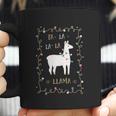 Fa La La La Llama Southern Charm Collection On A Navy Coffee Mug