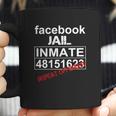 Facebook Jail Inmate 48151623 Repeat Offender Shirt Coffee Mug