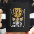 Fantasy Football Last Place 2019 Worst Loser Trophy Coffee Mug