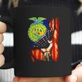 Ffa Emblem Inside American Flag Coffee Mug