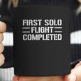 First Solo Flight Completed Pilot Student Coffee Mug