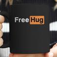 Free Hugs Pornhub Logo Parody Coffee Mug