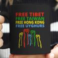 Free Tibet Free Taiwan Free Hong Kong Free Uyghurs Protest Gift Coffee Mug