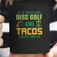 Funny Disc Golf Mens Taco Lover Frisbee Golfer Coffee Mug