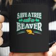 Funny Inappropriate Save A Tree Eat A Beaver Cunnilingus Coffee Mug