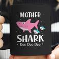 Funny Mother Pink Shark Doo Doo Doo Coffee Mug