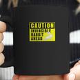 Funny Novelty Caution Sign Invincible Rabbit Ahead Coffee Mug