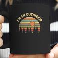 Funny Outdoors Camping Hiking Im An Outsider Coffee Mug