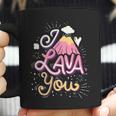 Funny Valentines Day I Lava You Pun Gift Coffee Mug