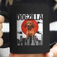 Funny Vintage Japanese Dogzilla Redbone Coonhound Coffee Mug