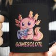 Gamesolotl Axolotl Video Gamer Kawaii Pastel Goth Anime Boys V4 Men Women T-Shirt Graphic Print Casual Unisex Tee Coffee Mug