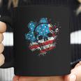 Gears American Flag Omen Coffee Mug