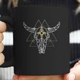 Geometric Bull Skull Zia Southwest Coffee Mug