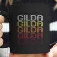 Gilda Retro Wordmark Pattern Vintage Style Coffee Mug