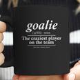 Goalie Gear Goalkeeper Definition Funny Soccer Hockey Coffee Mug