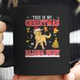 Golden Retriever Snow Gilf This Is My Christmas Pajama Shirt Coffee Mug