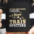 Great Trainspotter Saying Trainspotting Steam Locomotive Gift Graphic Design Printed Casual Daily Basic Coffee Mug