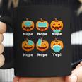 Halloween Pandemic Pumpkin Mask Funny Cute Coffee Mug