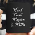 Hank Cash Waylon And Willie Coffee Mug