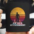 I Am Your Huckleberry Western Quote Vintage Coffee Mug