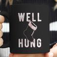 Well Hung Funny Christmas Stocking Offensive Humor Xmas Gifts Coffee Mug