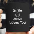 Inspirational Smile Jesus Loves You Coffee Mug