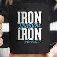 Iron Sharpens Iron Proveb Coffee Mug