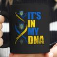 Its In My Dna Ukrainian Support Ukraine Stand With Ukraine Men Women T-Shirt Graphic Print Casual Unisex Tee Coffee Mug