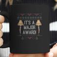 Its A Major Award Funny Christmas Fragile Leg Coffee Mug