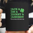 Jack Jim Johnny Jameson Four Fathers Of St Patricks Coffee Mug