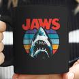 Jaws Retro Colors Shark Rainbow Coffee Mug